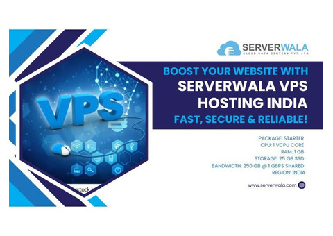 Boost Your Website with Serverwala VPS Hosting India