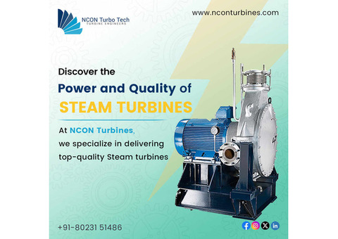 Industrial Steam Turbine Manufacturers in India | Nconturbines.com