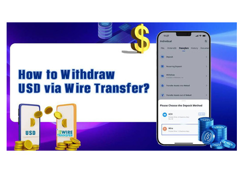 How to Withdraw USD via Wire Transfer?