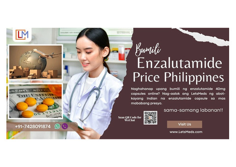 Get Enzalutamide Capsules from LetsMeds – Fast Delivery in Philippines