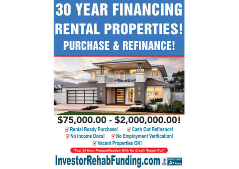 INVESTOR 30 YEAR RENTAL PROPERTY FINANCING