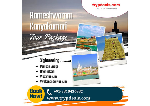 Kanyakumari Rameswaram Madurai Thekkady Munnar Alleppey Tour 8 Days