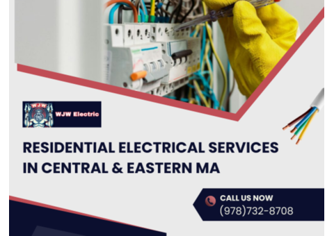 Expert Electrical Services in Central and Eastern MA by WJW Electric