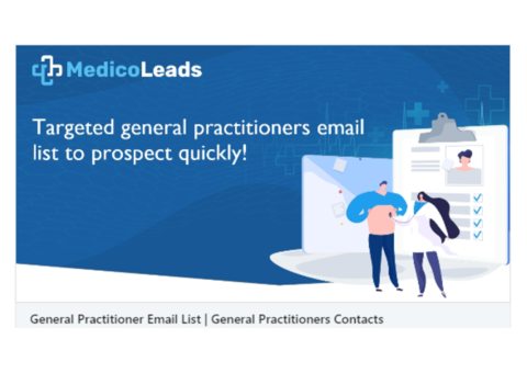 Purchase a General Practitioners Email List at 30% Off!