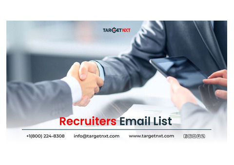 TargetNXT Result-Driven Professional Recruiters email address list.