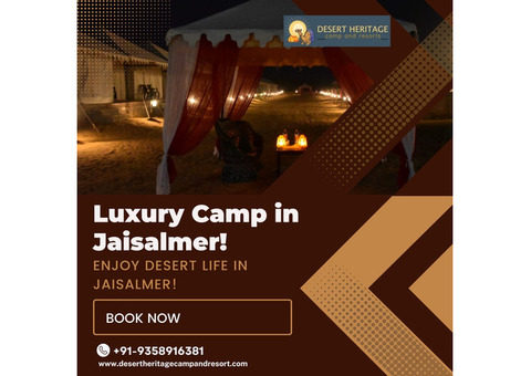 Deluxe Tents in Jaisalmer | Swiss Tent in Jaisalmer