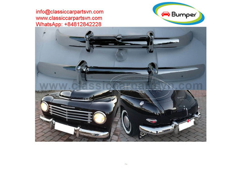 Volvo PV 444 (1947-1958) bumpers with bullhorns overriders