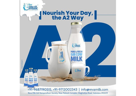 100% Organic A2 Milk | Fresh & Healthy Desi Cow Milk Near You!