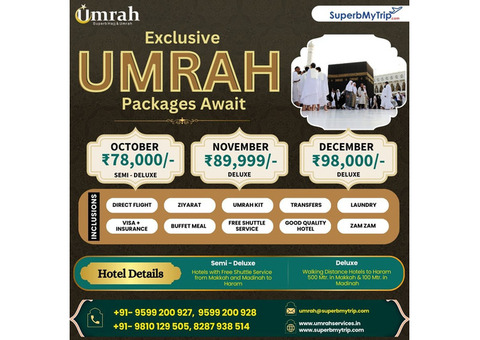 Get Umrah Tour Package From Delhi