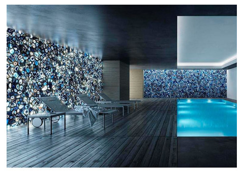 Best Semi Precious wall features and luxury wall application