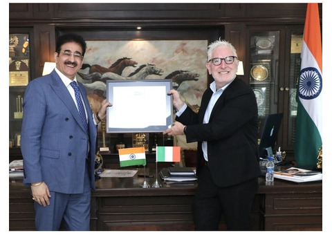 H.E. Kevin Kelly, Ambassador of Ireland, Honors Dr. Sandeep Marwah