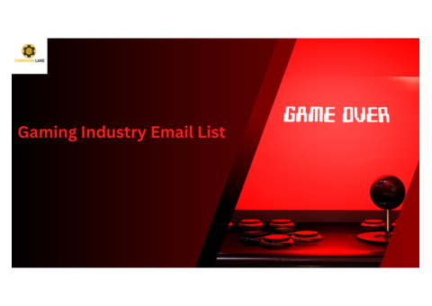 Get the Best Gaming Industry Email List