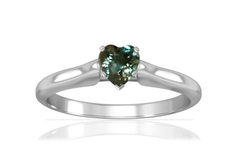 Buy Heart Shaped Solitaire Alexandrite Ring