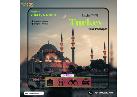 Buy 50+ Turkey Tour Package From Viz Travels