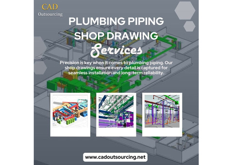 Get the Best Plumbing Piping Shop Drawing Services in California, USA