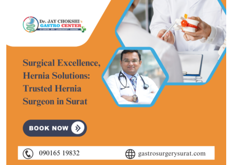 Get Expert Laparoscopic Hernia Surgery in Surat for Quick Recovery