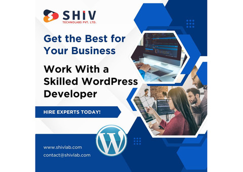 Hire Expert WordPress Developers from Shiv Technolabs Today