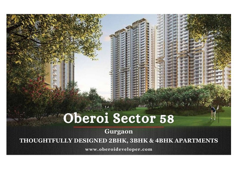 Oberoi Sector 58 Gurgaon - A Seamless Wave of Lifestyle