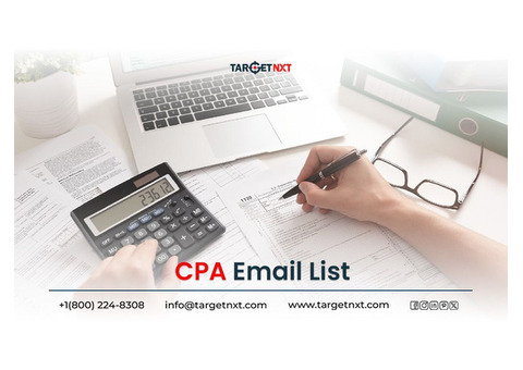 Get A Leg Up On The Competition With Our CPA Contact Database