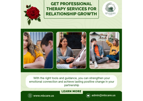 Get Professional Therapy Services for Relationship Growth