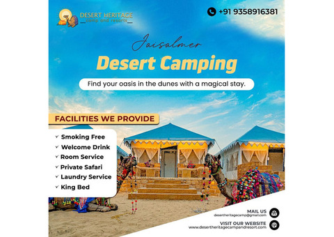 Sam Sand Dunes Camp Jaisalmer | Best Desert Camp for Budget Travelers