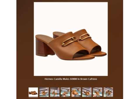 Replica Hermes Mules by BragMyShoe: Sophisticated Comfort