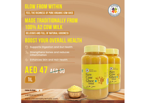 Exclusive Combo Offer: Save on Clover Pure Cow Ghee – Now Only AED 47!