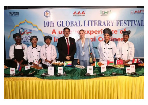 Russian Cuisine Enthralls at 10th Global Literary Festival Noida 2024