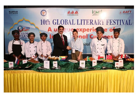 Georgian Cuisine Showcased at 10th Global Literary Festival Noida 2024