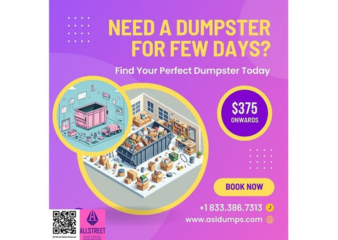 Dumpster Rentals from a Minority and Women-Owned Business