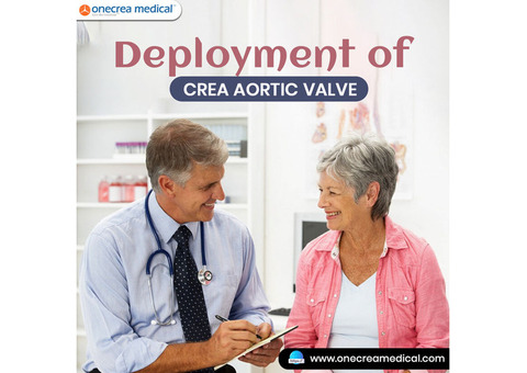 Deployment of Crea Aortic Valve