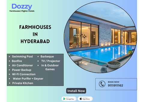 Dozzy Top Farm House Rentals in Moinabad At Low Prices