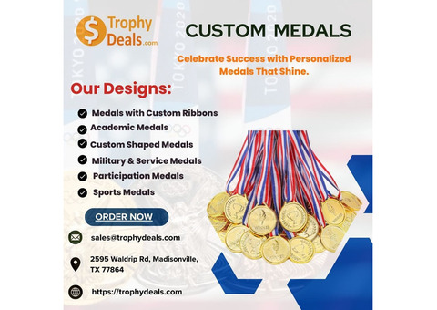 Order Personalized Medals for Every Achievement