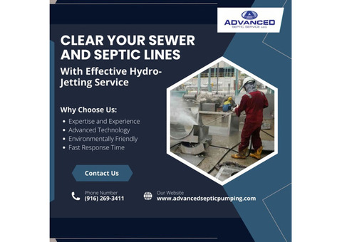 Clear Your Sewer and Septic Lines with Effective Hydro-Jetting Service