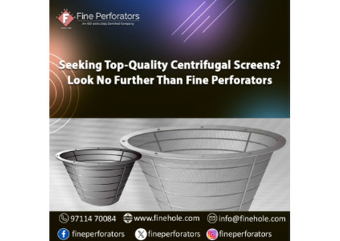 Seeking Top-Quality Centrifugal Screens?