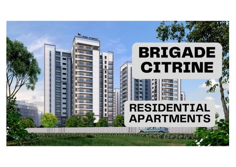 Explore 2 & 3 BHK Apartments at Brigade Citrine, Budigere Cross