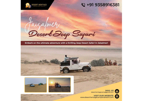 Jeep Safari in Sam Sand Dunes – Enjoy the Best Safari in Jaisalmer