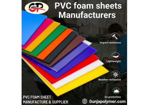 PVC foam sheets Manufacturers