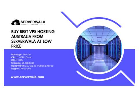 Buy Best VPS Hosting Australia From Serverwala At Low Price