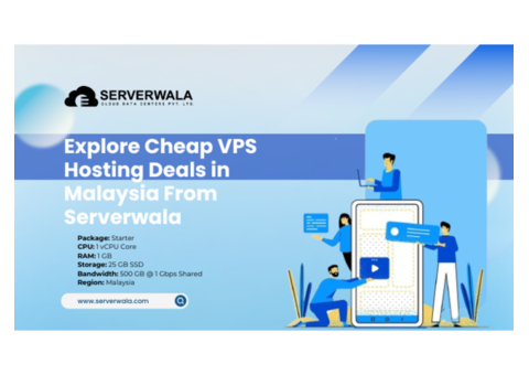 Explore Cheap VPS Hosting Deals in Malaysia From Serverwala