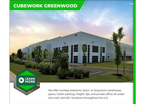 Flexible Warehouse Space at Cubework Greenwood with no hidden fees