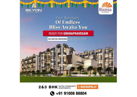 Flats for Sale in Bachupally | Risinia Builders