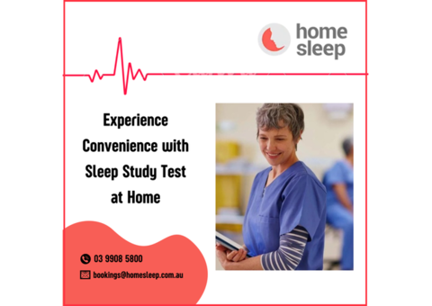 Experience Convenience with Sleep Study Test at Home