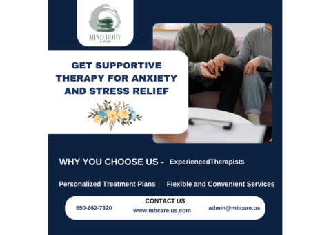 Get Supportive Therapy for Anxiety and Stress Relief