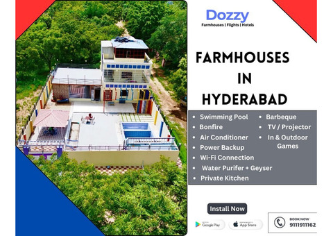 Dozzy Farmhouse In Hyderabad Top Luxury Villas & Vacation Rentals