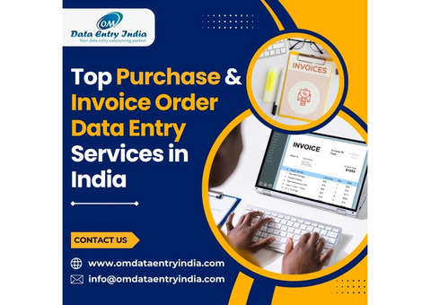 Outsource Purchase & Invoice Order Data Entry Services in India