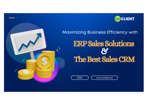 Streamline Sales with ERP and CRM Solutions – MiClient