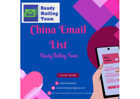 Ready Mailing Team’s Verified China Email List