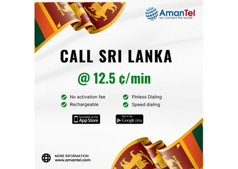 Cheap International Calling Card to Call Sri Lanka from USA and Canada