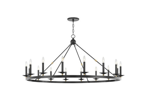 Allendale Wagon Wheel Chandelier